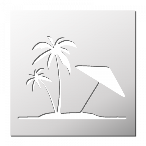 Pochoir Vacances