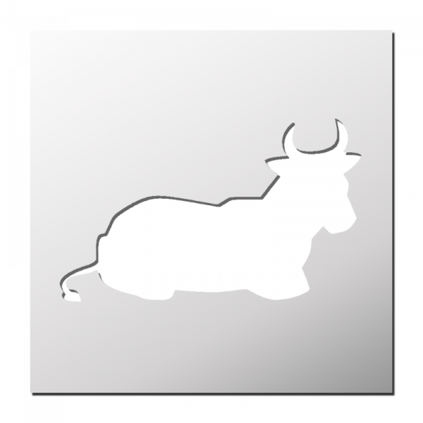Pochoir Vache