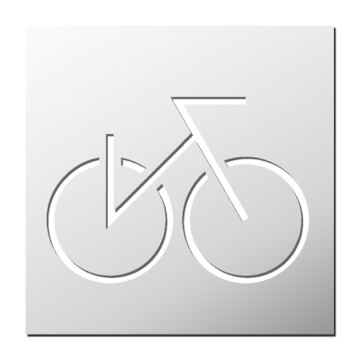 Pochoir Vélo