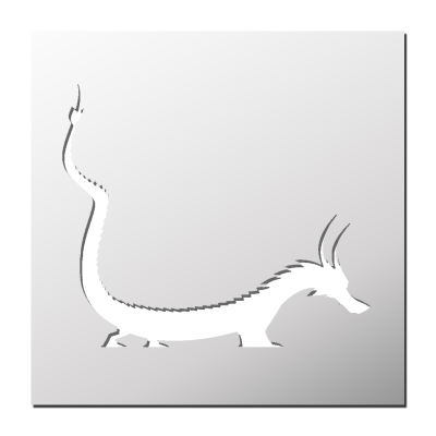 Pochoir Dragon