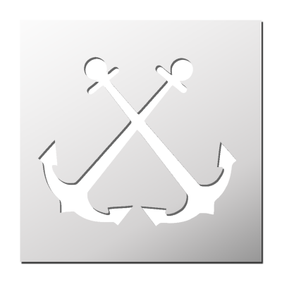 Pochoir Ancre Bateau