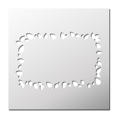 Pochoir Cadre Déco