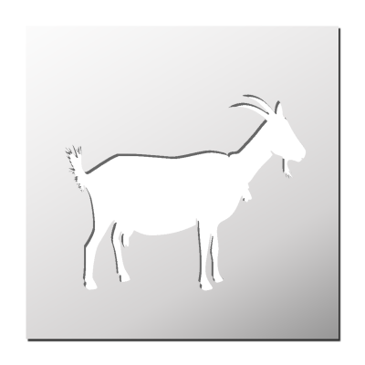 Pochoir Chèvre