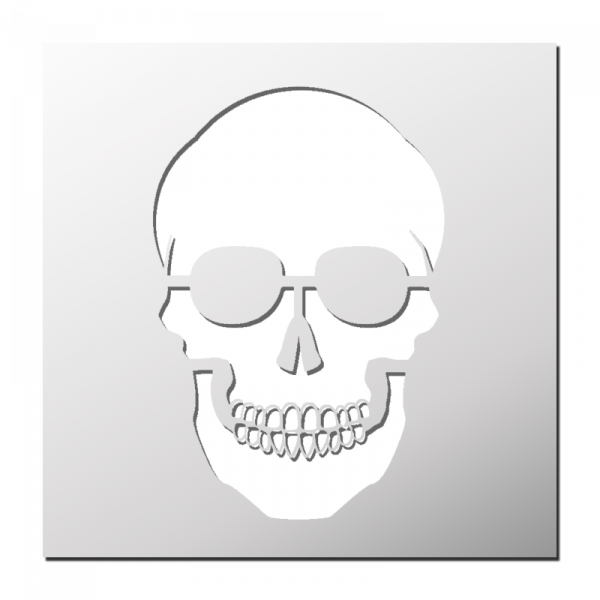 Pochoir Tête de Mort