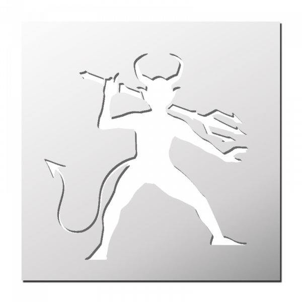 Pochoir Diable