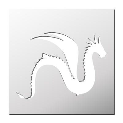 Pochoir Dragon