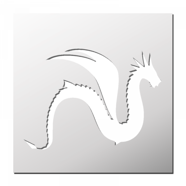 Pochoir Dragon