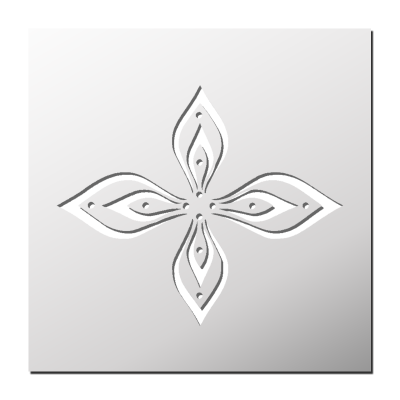 Pochoir Florale