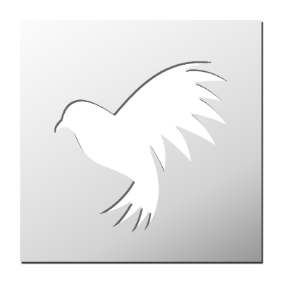 Pochoir Oiseau