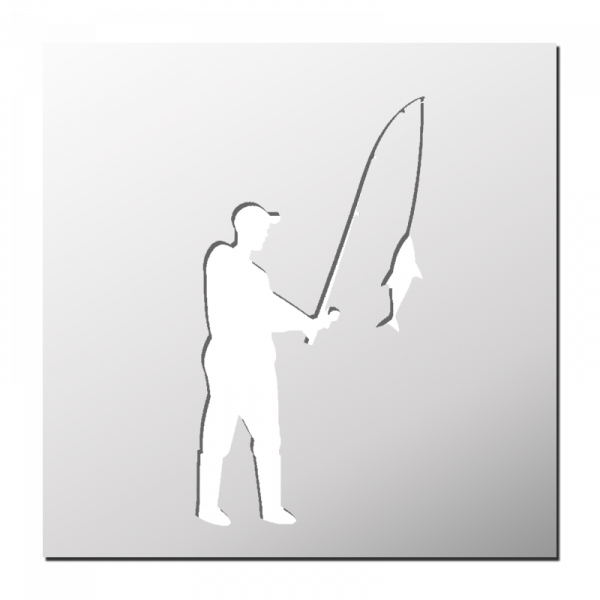 Pochoir Pêche