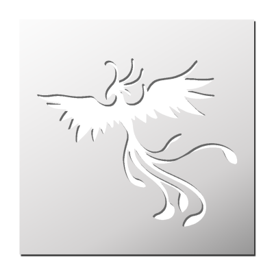 Pochoir Phoenix