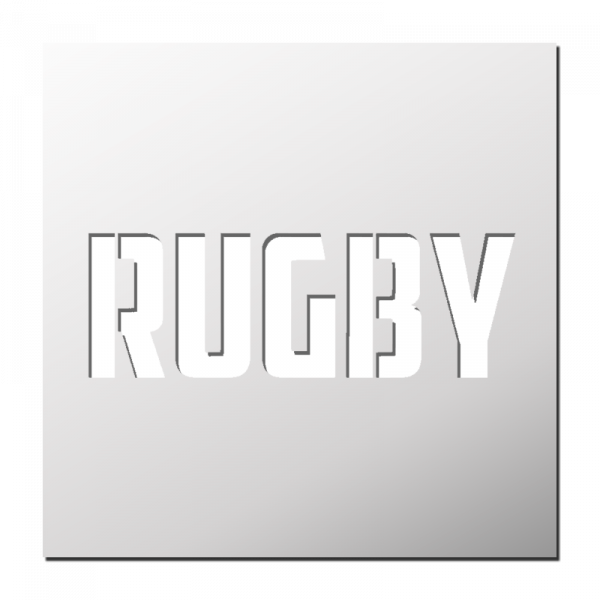 Pochoir Rugby