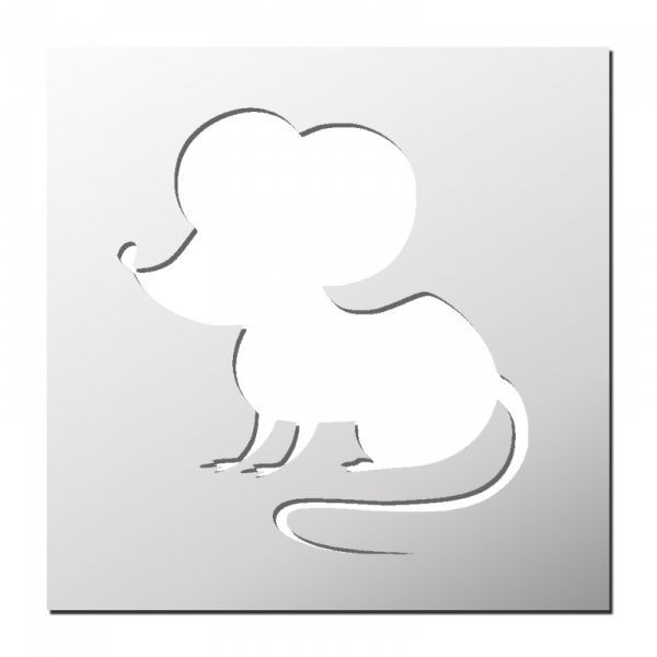 Pochoir Souris