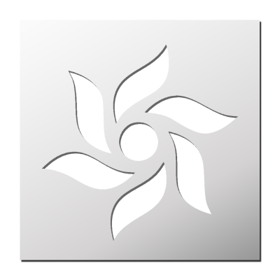 Pochoir Fleur