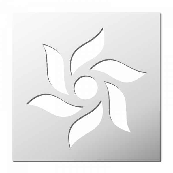 Pochoir Fleur