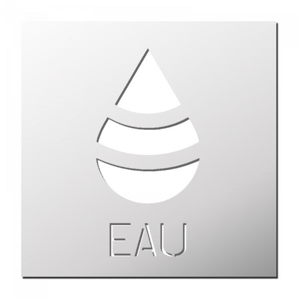 Pochoir Eau
