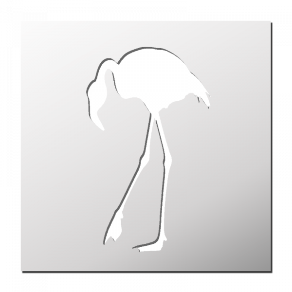 Pochoir Flamant Rose
