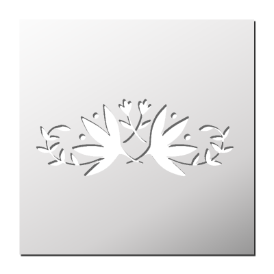 Pochoir Ornement Floral