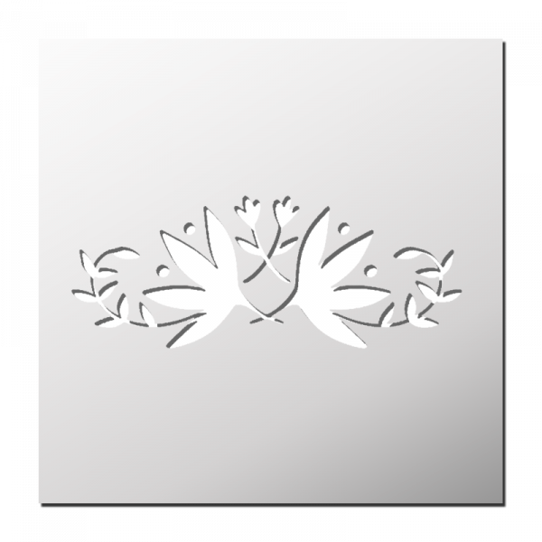 Pochoir Ornement Floral