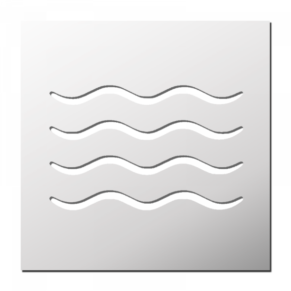 Pochoir Vagues