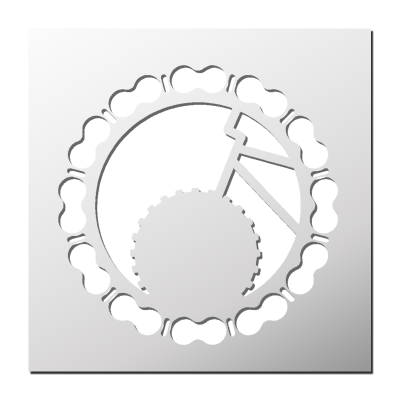 Pochoir Vélo VTT