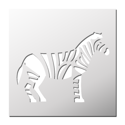 Pochoir Zèbre