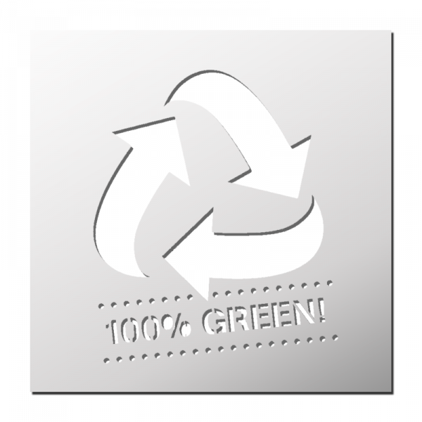 Pochoir 100% GREEN