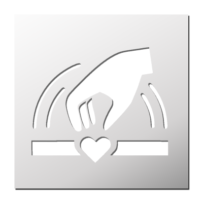 Pochoir Amour