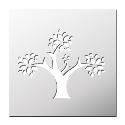 Pochoir Arbre