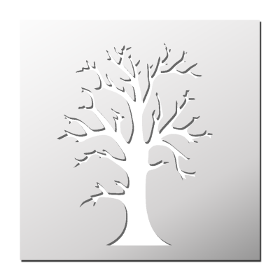 Pochoir Arbre mort
