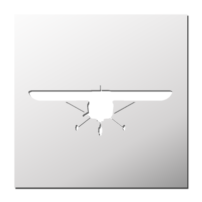 Pochoir Avion