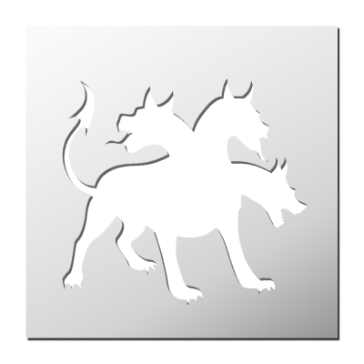 Pochoir Cerberus