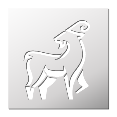 Pochoir Chèvre