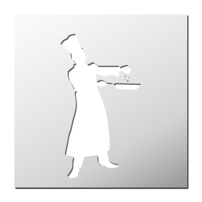 Pochoir Cuisinier