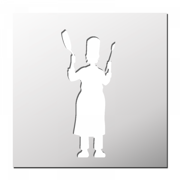 Pochoir Cuisinière