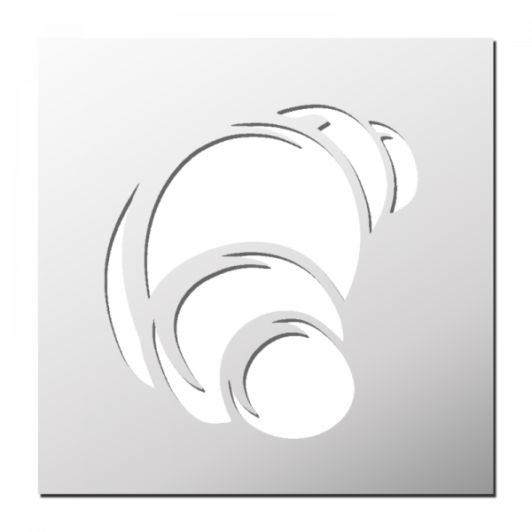 Pochoir Croissant