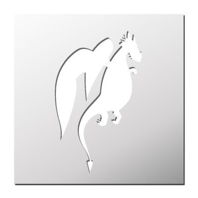 Pochoir Dragon