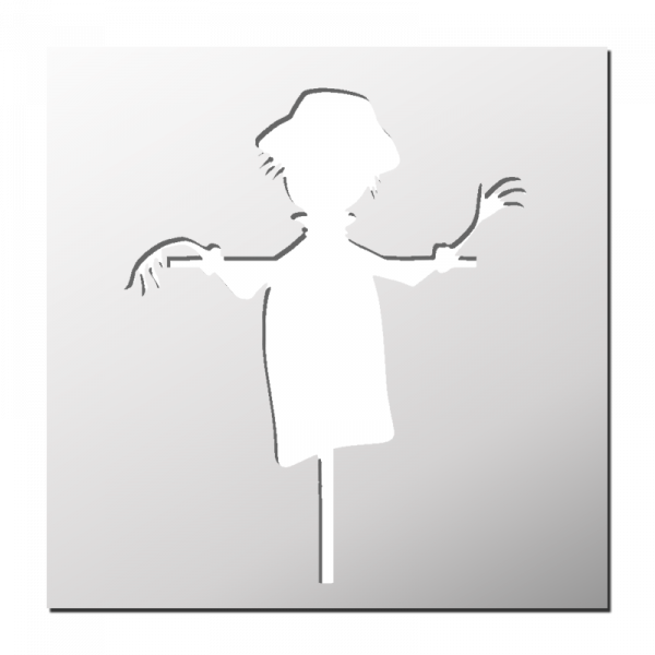 Pochoir Epouvantail