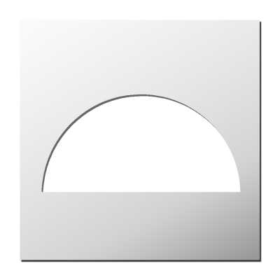 Pochoir Demi Cercle