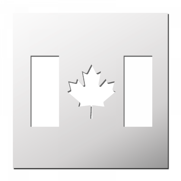 Pochoir Drapeau Canada