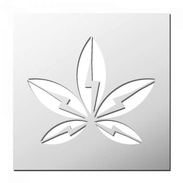 Pochoir Feuille Cannabis