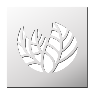 Pochoir Feuilles