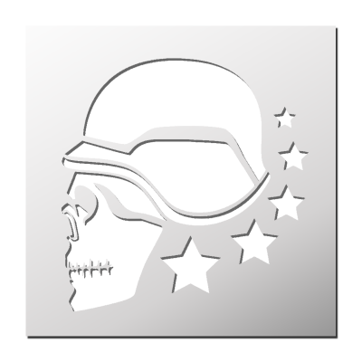 Pochoir Ghost Rider