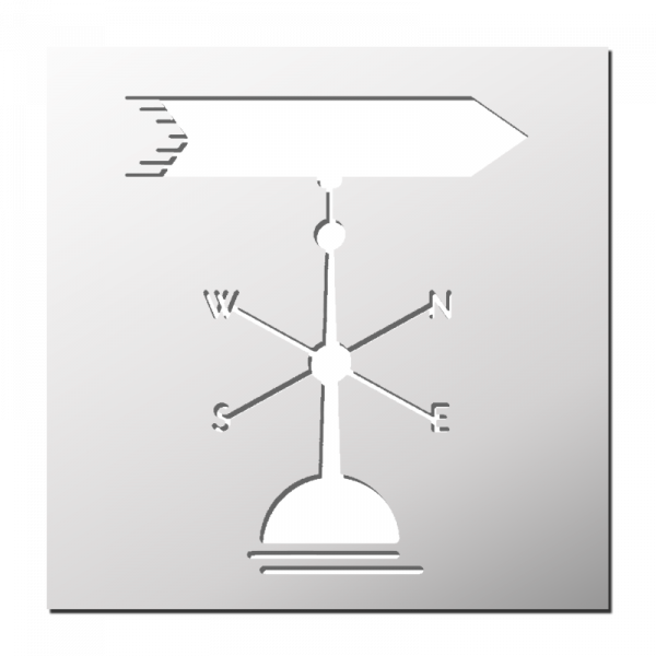 Pochoir Girouette
