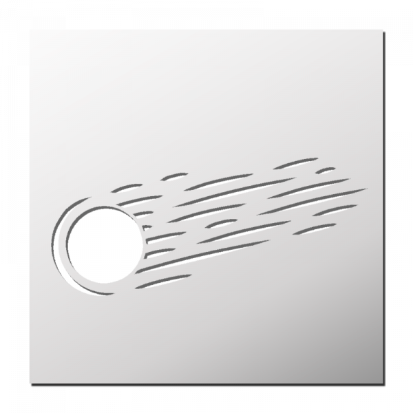Pochoir Météorite