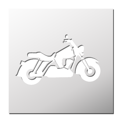 Pochoir Moto