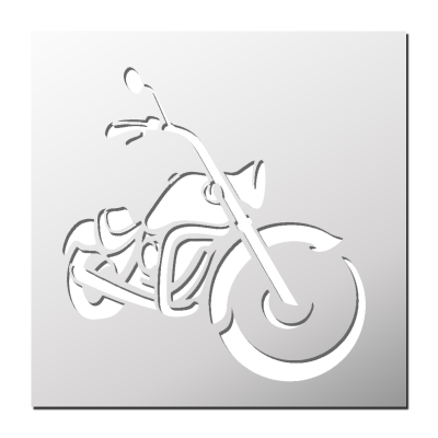 Pochoir Moto Custom