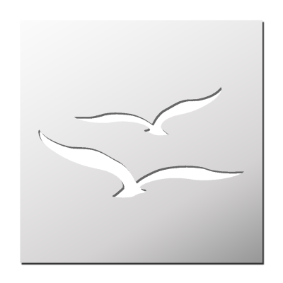 Pochoir Mouettes