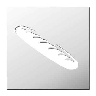 Pochoir Baguette de Pain