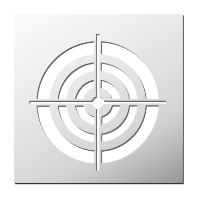 Pochoir Cible